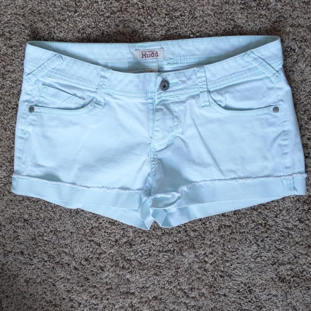 Mint Green Mudd shorts Juniors size 9